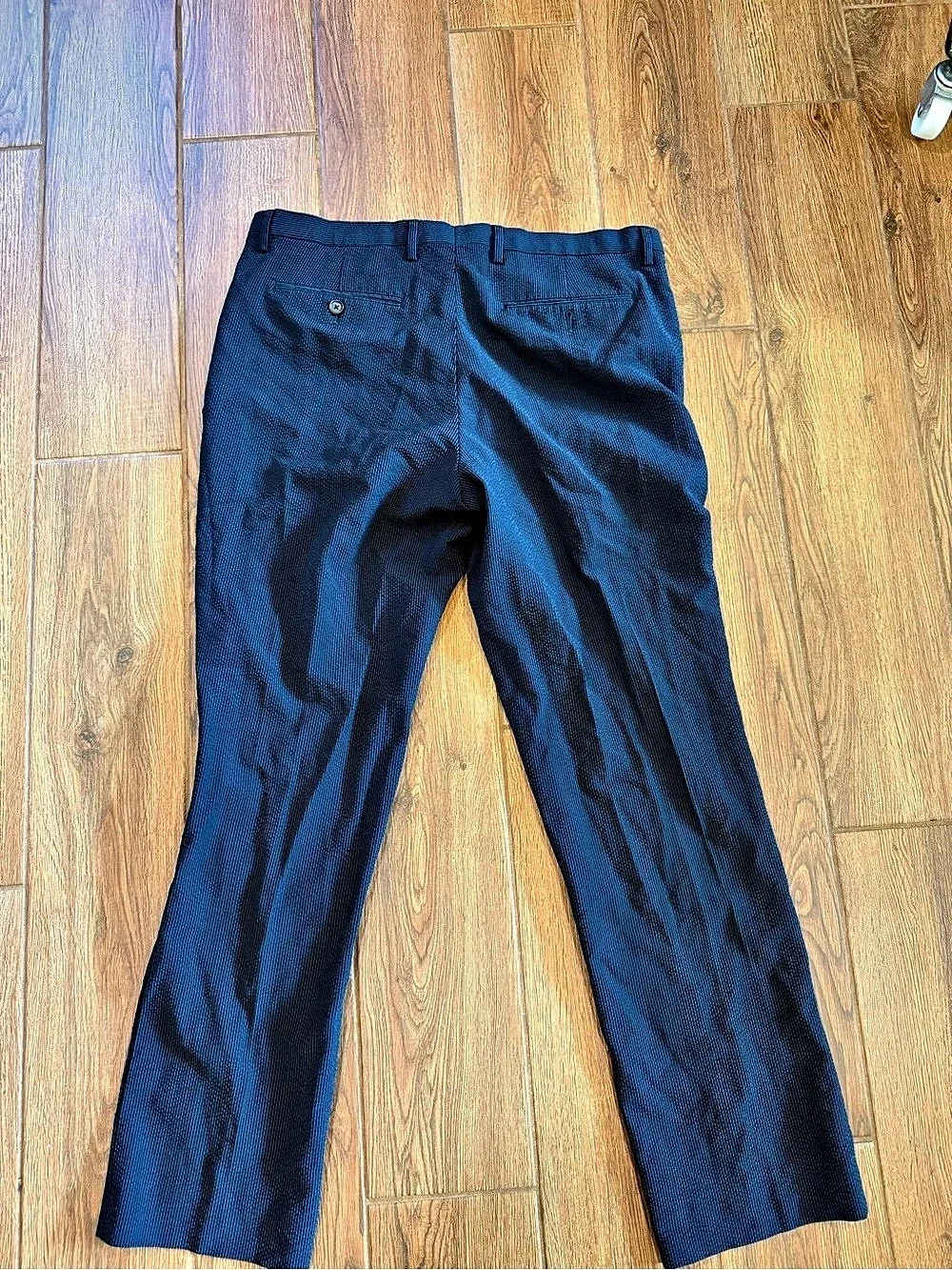 Banana Republic Napoli Men's Wool/silk seersucker Dress Pants Waist 34x32